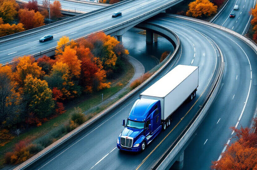 Truck on a NC Highway